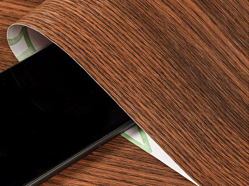 birds eye wood grain textured vinyl wrap film car
