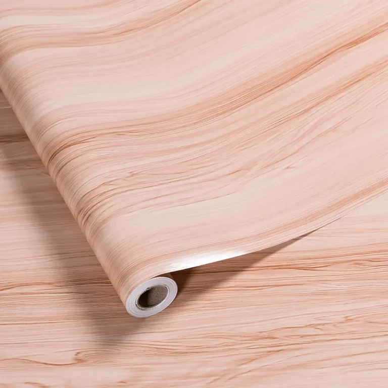 glossy wood grain vinyl film
