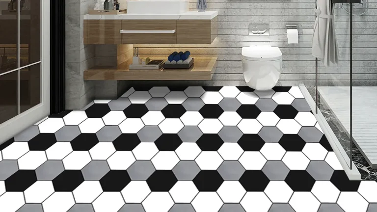 Bathroom floor film
