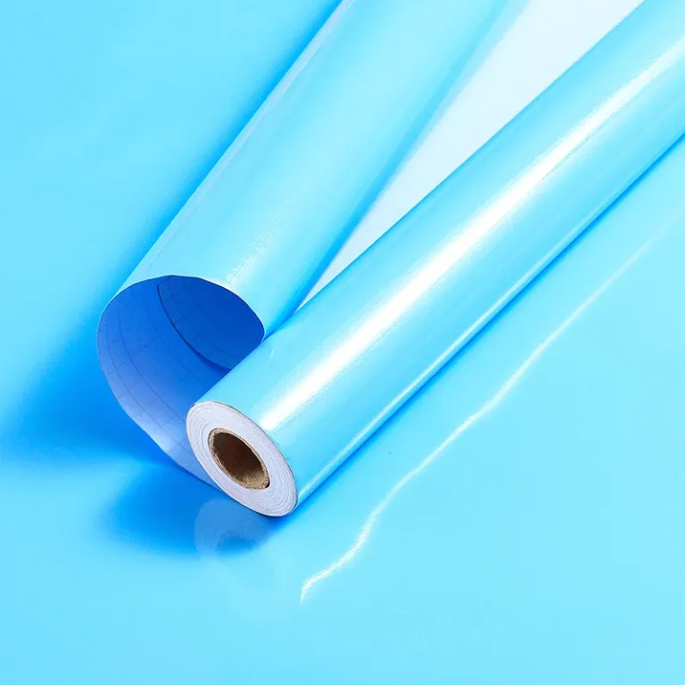 self adhesive blue wallpaper