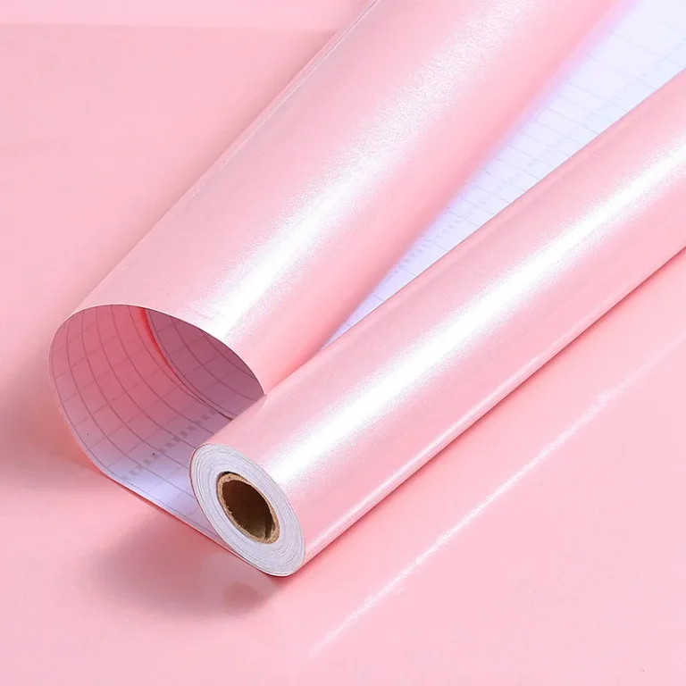 self-adhesive pink wallpaper