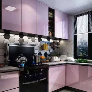 pink self adhesive wallpaper