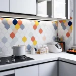 kitchen self adhesive wallpaper