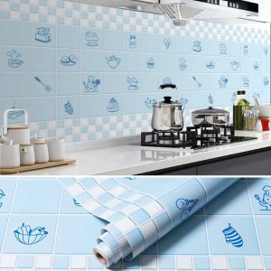 self-adhesive wallpaper for kitchen
