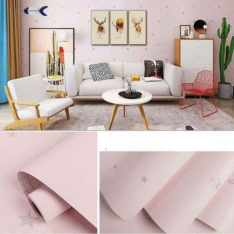 brown self adhesive wallpaper