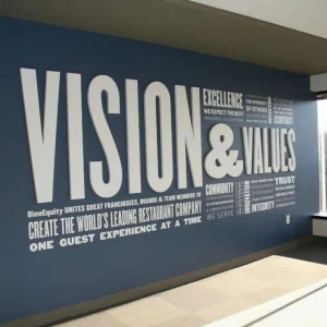 Calendered film advertising film
