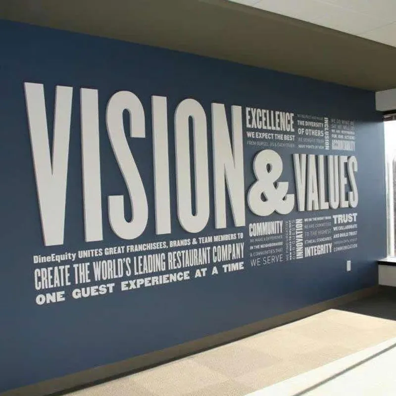 Calendered film advertising film