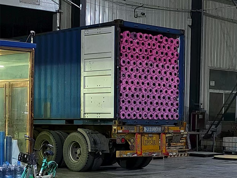 US Customer Ordered Flexible Air Ducting Film for Mining Ventilation – Pulivk Film Factory